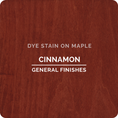 General Finishes Waterbased Dye Stain Cinnamon
