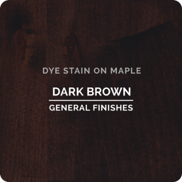 General Finishes Waterbased Dye Stain Dark Brown
