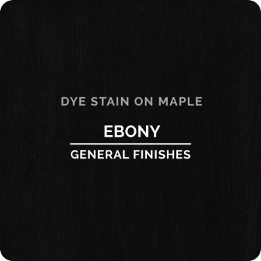 General Finishes Waterbased Dye Stain Ebony