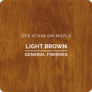 General Finishes Waterbased Dye Stain Light Brown