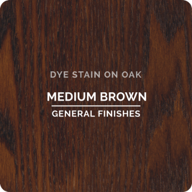 General Finishes Waterbased Dye Stain Medium Brown